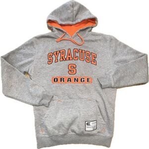 Syracuse University Orange‎ Hoodie Sz M Colosseum Stitched Sweatshirt Embroidery